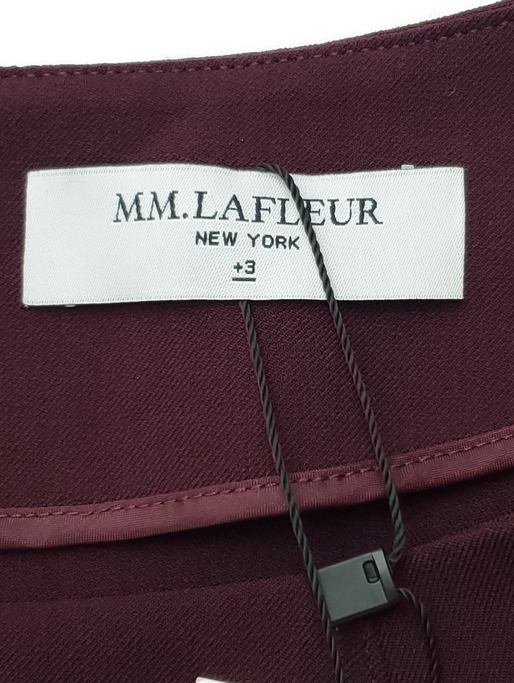NEW MM. Lafleur Etsuko Claret Midi Dress Burgandy/maroon 3/4 Sleeve Office Sz +3 - Picture 2 of 15